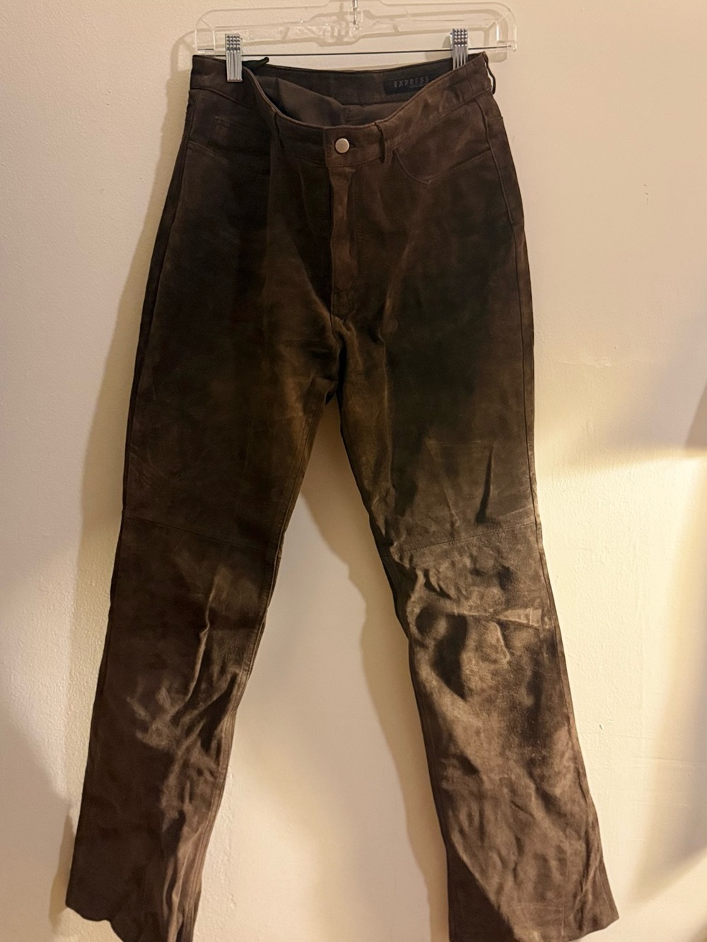 Express Brown Suede Pants